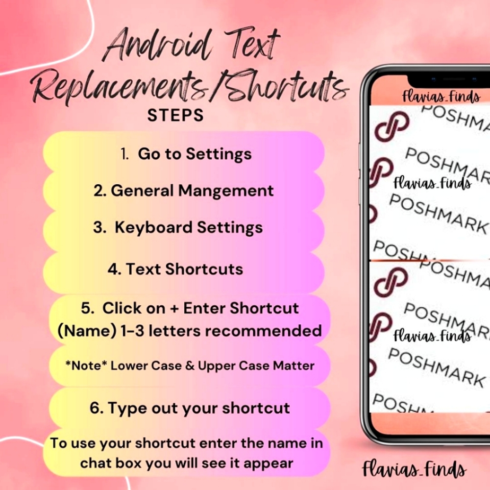 How to add Shortcuts/Text Replacements